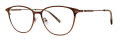 Vera Wang Tanya Chestnut Eyeglasses - Color Image