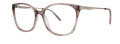 Vera Wang V713 Mauve Crystal Eyeglasses - Color Image