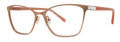 Vera Wang Alouette Rose Gold Eyeglasses - Color Image