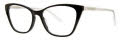 Vera Wang V589 Black Eyeglasses - Color Image