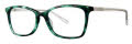 Vera Wang V590 Emerald Eyeglasses - Color Image