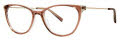 Vera Wang V593 Sheer Blush Eyeglasses - Color Image