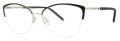Vera Wang V597 Black Eyeglasses - Color Image