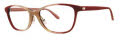 Vera Wang VA39-Alternate Fit Cardinal Eyeglasses - Color Image