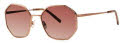 Vera Wang Chaunte Rose Gold Sunglasses - Color Image