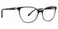 Vera Bradley Noa Black Bandana Medallion Eyeglasses - Color Image