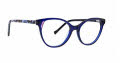 Vera Bradley Eliana Plum Pansies Eyeglasses - Color Image