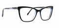 Vera Bradley Mandie Plum Pansies Eyeglasses - Color Image