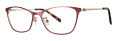 Vera Wang VA57 - Alternative Fit Burgundy Eyeglasses - Color Image