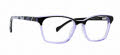 Vera Bradley Kids Dylan Plum Pansies Eyeglasses - Color Image