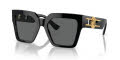 Versace VE4458 Black / Dark Grey Lens (GB1/87) Sunglasses - Color Image