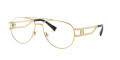 Versace VE1269 Gold (1002) Eyeglasses - Color Image