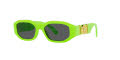 Versace Kids VK4429U Fluo Green / Dark Grey Lens (536987) Sunglasses - Color Image