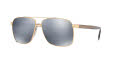 Versace VE2174 Gold / Dark Gray Mirror Silver Polarized (1002Z3) Sunglasses - Color Image