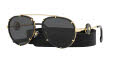 Versace VE2232 Black / Dark Grey Lens (143887) Sunglasses - Color Image