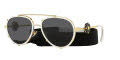 Versace VE2232 White / Dark Grey Lens (147187) Sunglasses - Color Image