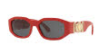 Versace VE4361 Red / Grey Lens (533087) Sunglasses - Color Image
