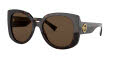 Versace VE4387 Dark Havana / Brown Lens (108/73) Sunglasses - Color Image