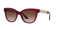 Versace VE4394F - Alternate Fit Bordeaux Transparent / Brown Gradient Lens (388/13) Sunglasses - Color Image