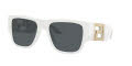 Versace VE4403 White / Dark Grey Lens (314/87) Sunglasses - Color Image
