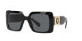 Versace VE4405 Black / Dark Grey Lens (GB1/87) Sunglasses - Color Image