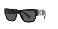 Versace VE4406 Black / Dark Grey Lens (GB1/87) Sunglasses - Color Image