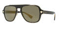Versace VE2199 Dark Havana / Dark Grey Mirror Gold Lens (12524T) Sunglasses - Color Image