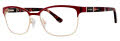 Via Spiga Rosella Red (910) Eyeglasses - Color Image