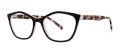 Via Spiga Isadora Black (500) Eyeglasses - Color Image
