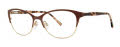 Via Spiga Janina Mocha/Gold (560) Eyeglasses - Color Image