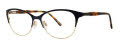 Via Spiga Janina Navy/Gold (790) Eyeglasses - Color Image
