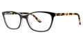 Via Spiga Fiorella Black (500) Eyeglasses - Color Image