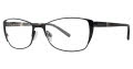 Via Spiga Leona Black (500) Eyeglasses - Color Image