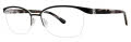 Via Spiga Nunzia Black (500) Eyeglasses - Color Image
