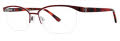Via Spiga Nunzia Burgundy (900) Eyeglasses - Color Image