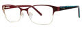 Via Spiga Roana Burgundy (900) Eyeglasses - Color Image