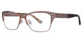 Via Spiga Sebastiana Brown (560) Eyeglasses - Color Image