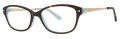Via Spiga Tabita Tortoise (550) Eyeglasses - Color Image