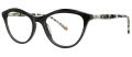Via Spiga Elsa Black (500) Eyeglasses - Color Image