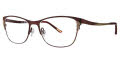 Via Spiga Agata Burgundy (900) Eyeglasses - Color Image