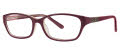 Via Spiga Fabiana Burgundy (900) Eyeglasses - Color Image