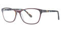 Via Spiga Giada Black / Amber (520) Eyeglasses - Color Image
