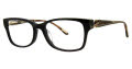 Via Spiga Loretta Black (500) Eyeglasses - Color Image