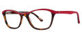 Via Spiga Stella Red / Tortoise (910) Eyeglasses - Color Image
