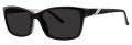Via Spiga 341-S Black / White (530) Sunglasses - Color Image