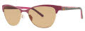 Via Spiga 421-S Red / Gold (910) Sunglasses - Color Image