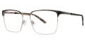 Via Spiga Bella Black Rose (500) Eyeglasses - Color Image