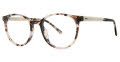 Via Spiga Trista Blush Tortoise (730) Eyeglasses - Color Image