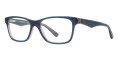 Vogue VO2787 Top Transparent Green-Transparent Violet (2267) Eyeglasses - Color Image