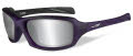Wiley X WX Sleek Matte Violet / Silver Flash (CCSLE01) Sunglasses - Color Image